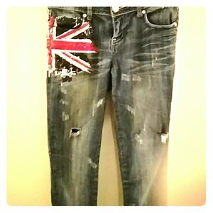 British Flag skinny jeans